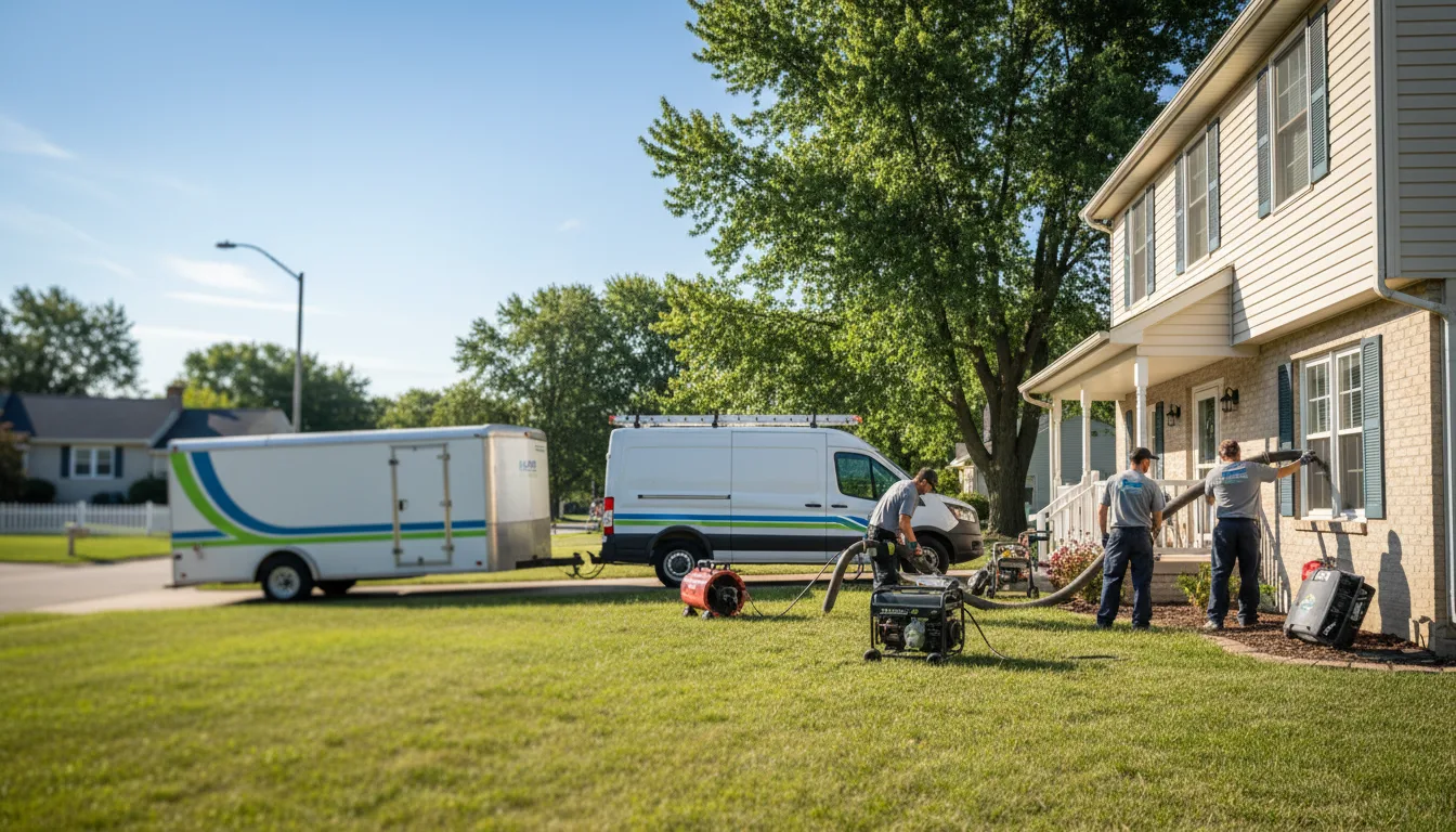 Flooded Basement Restoration And Cleanup With Repair in Aurora, NE near me